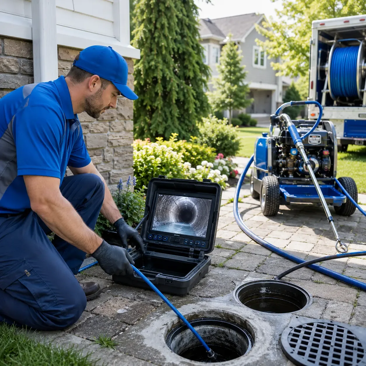Outdoor drain cleaning professionals serving Cleveland, TX