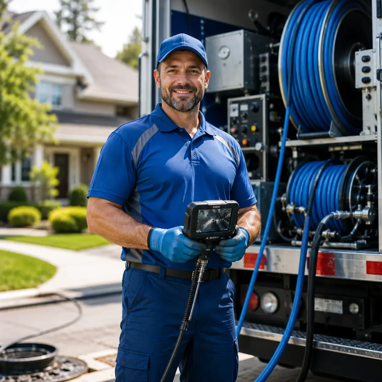Local outdoor drain cleaning specialists in Cleveland, TX